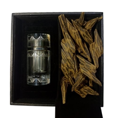 كريستال فخم لإهداء دهن العود - ربع تولة