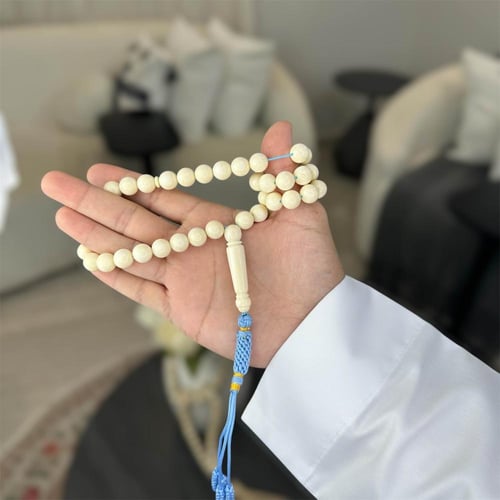 مسباح بكلايت كريمي - كركوشة سماوي