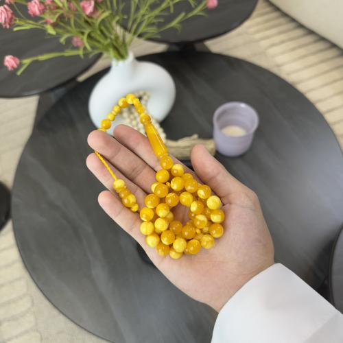 مسباح بكلايت تمليكة ( لون كهرماني )