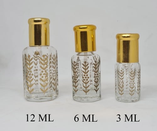 قوارير زجاج مذهب مطفي