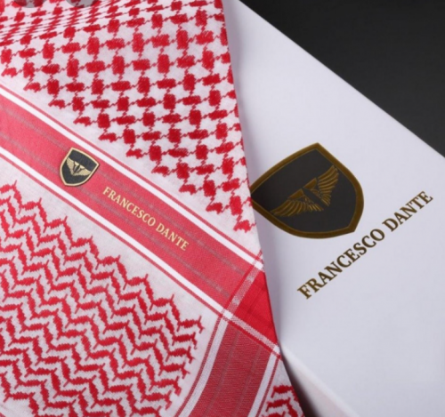 شماغ فرانشيسكو دانتي أحمر