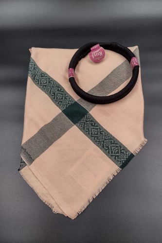 غترة كشميري خط ملون