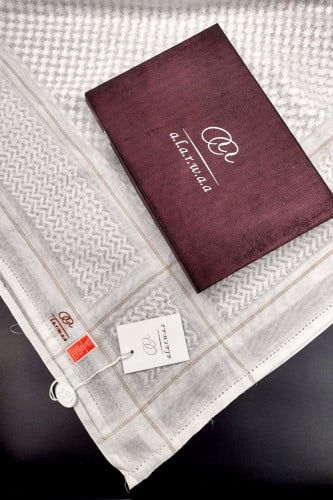 شماغ الروعة سكري - شبابي خطين بني