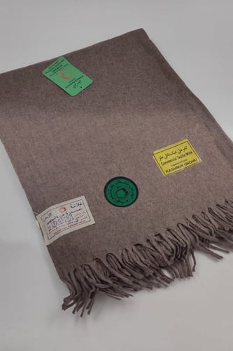 شال كشميري كيبر سادة ملون