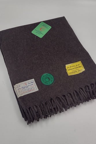 شال كشميري كيبر سادة ملون