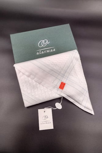 شماغ الروعة سكري - شبابي خط ازرق