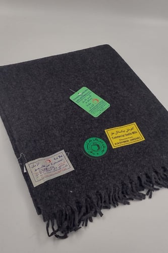 شال كشميري كيبر سادة ملون