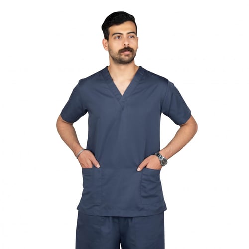 سكراب طبي للجنسين رصاصي غامق