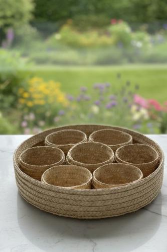 طقم سلات خزف 7 قطع