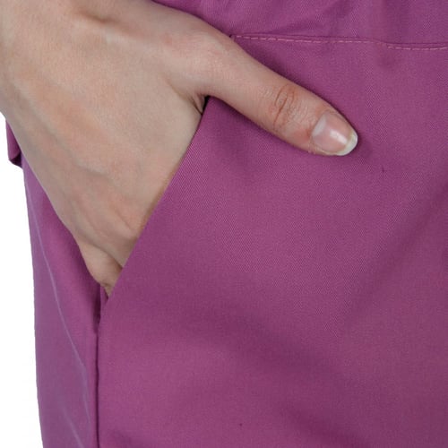 زي طبي نسائي وردي غامق