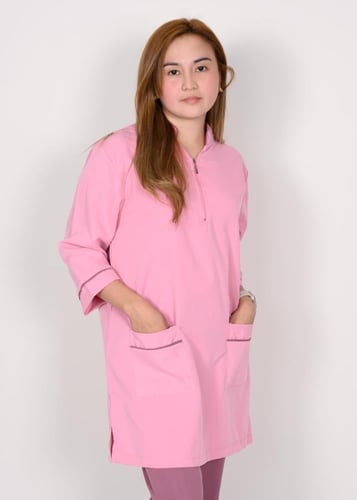 يونيفورم عاملات مريح بسحاب و جيوب واسعة