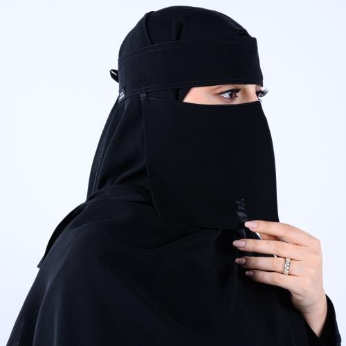 نقاب ربع خط قصير