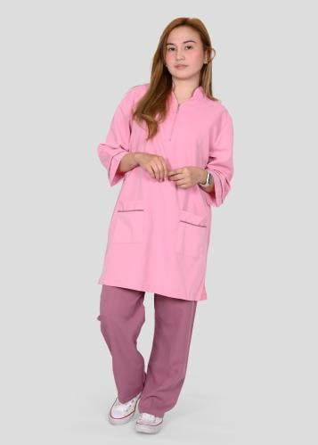 يونيفورم عاملات مريح بسحاب و جيوب واسعة