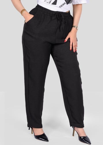 بنطلون نسائي بقصة مريحة