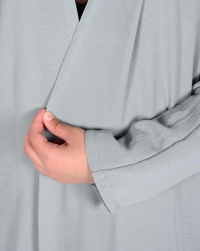 عباية كتان ملونة للبنات بتصميم عملي