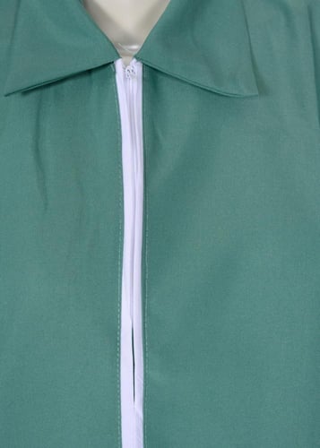 طقم زي عاملات كشميري بسحاب أمامي قطعتين