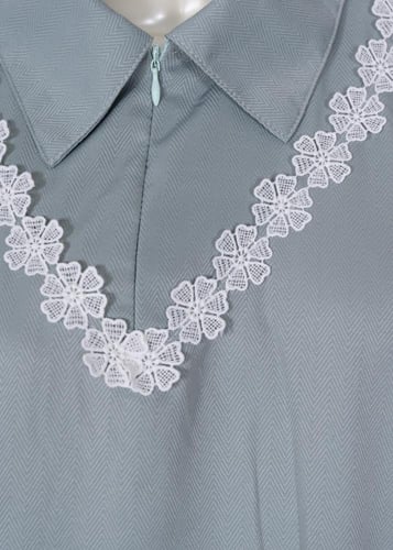 يونيفورم عاملات نسائي بسحاب امامي