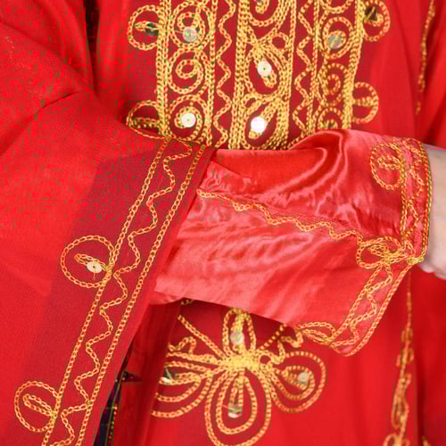 ثوب نشل بناتي مع بطانه ساتان