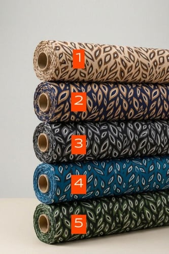 قماش فسكوز تركي مشجر