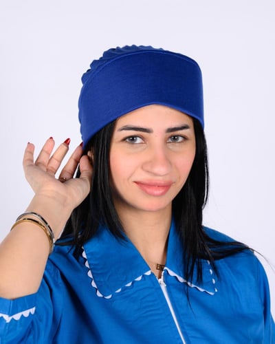 طاقية رأس نسائية مقوى كبير