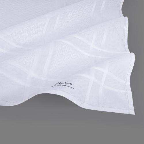 شماغ البسام جون لين الأبيض