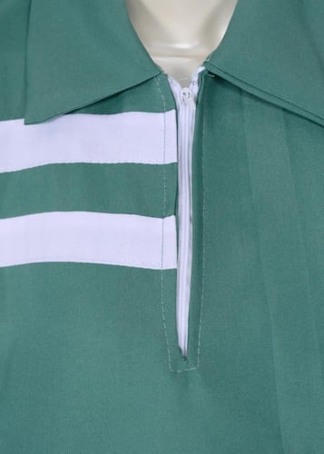 طقم زي عاملات كشميري بياقة رسمية وسحاب