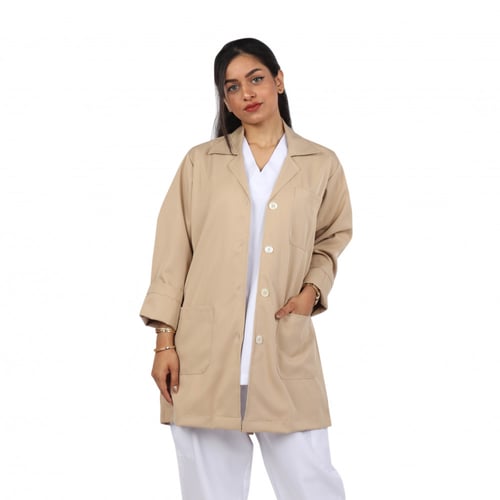 لاب كوت طبي للجنسين , بالطو طبي