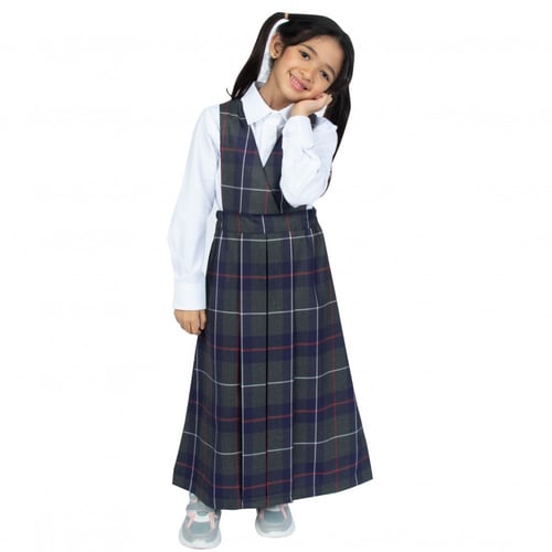 مريول روضة بتصميم كاروهات