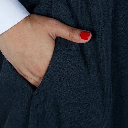 مريول مدرسي شيال للمتوسط بلون زيتي ومغاط للخصر من...