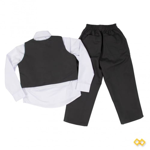 زي روضة رمادي غامق