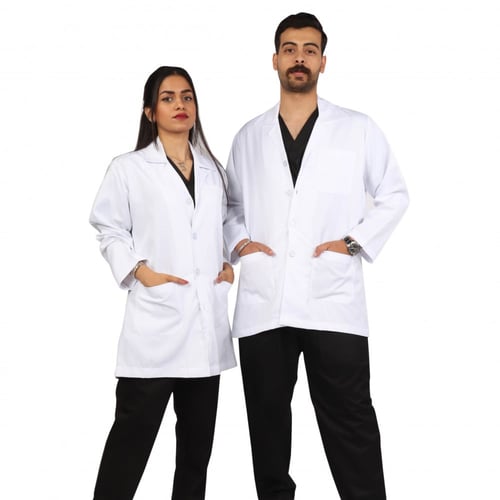 لاب كوت طبي للجنسين , بالطو طبي