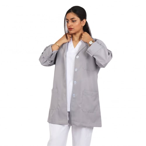 لاب كوت طبي للجنسين , بالطو طبي