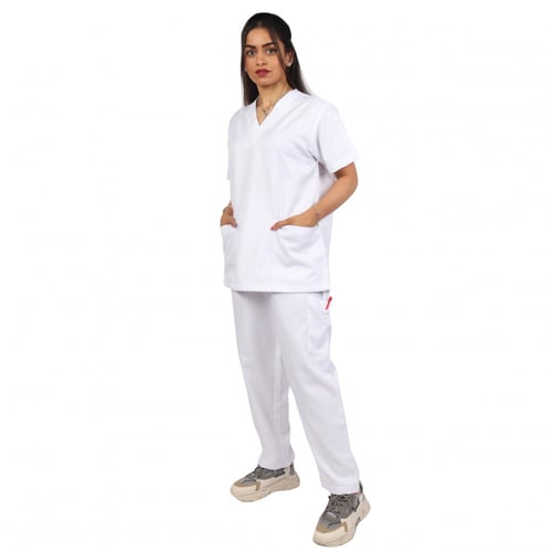 سكراب طبي للجنسين لون أبيض