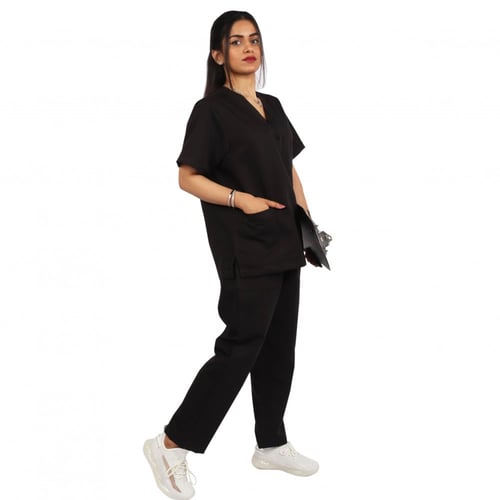 سكراب طبي للجنسين , اسود