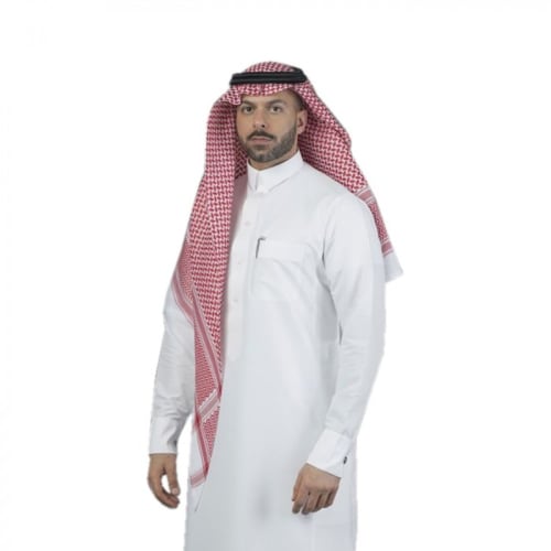 شماغ البسام البصمة كلاسيك إنجليزي لون خاص