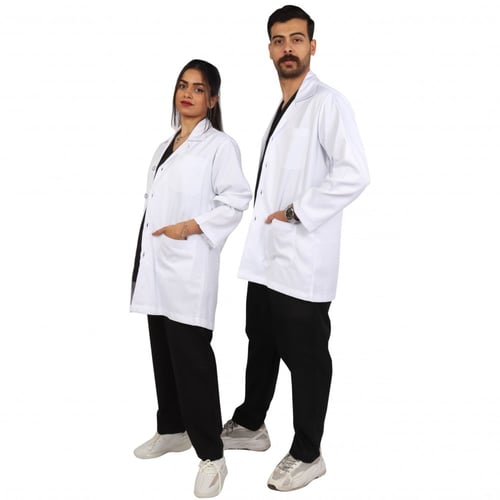 لاب كوت طبي للجنسين , بالطو طبي
