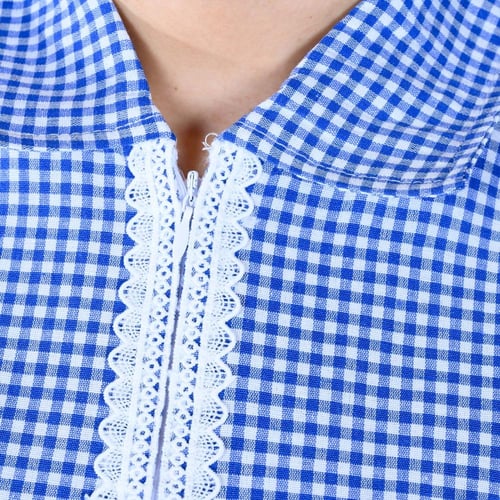 طقم عاملة منزل كاروهات 3 قطع