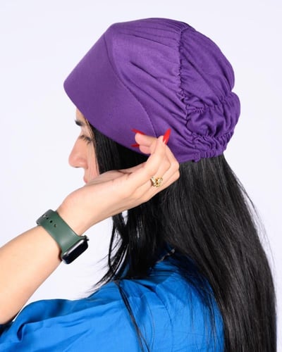 طاقية رأس نسائية مقوى كبير