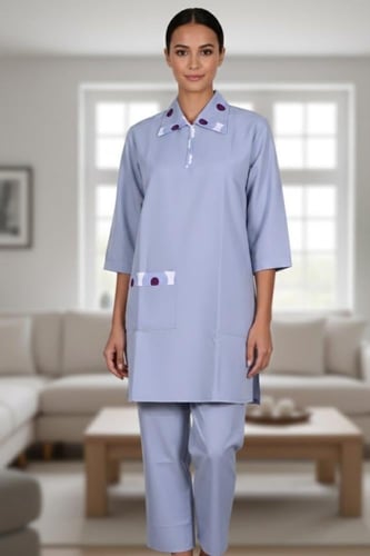 طقم عاملات قطعتين – بجيب امامي