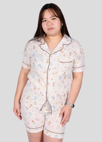 بجامة نسائية منزلية مريحة 3 قطع