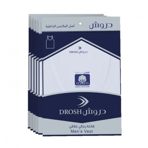 فنيلة علاقي رجالي من دروش ( 6 حبات )