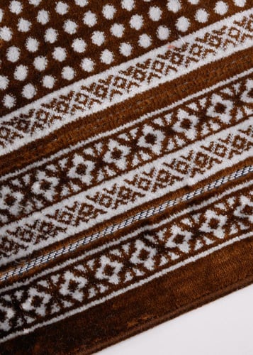 سجادة صلاة مخمل بنقشة المحراب