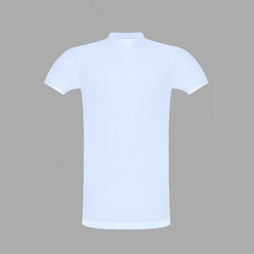 فنيلة الشياكة نص كم وحلق مرتفع