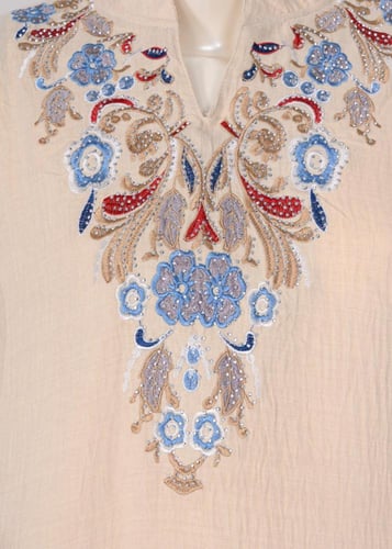 جلابية رايون ناعمة بفتحة اكمام انيقة