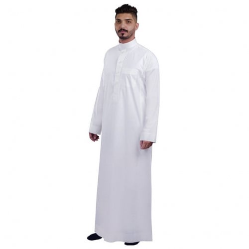 ثوب رجالي من الاصيل - الكم سادة