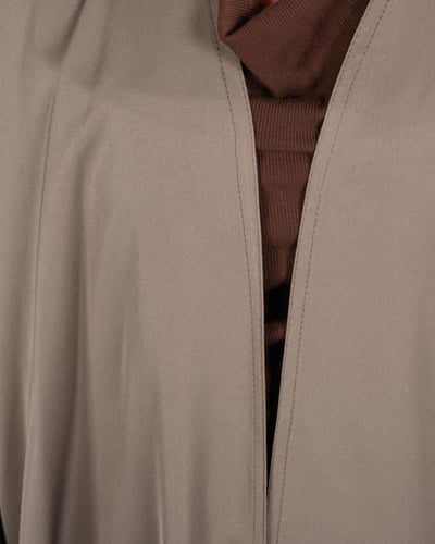 عباية حريرية ملونة للبنات بتصميم مفتوح