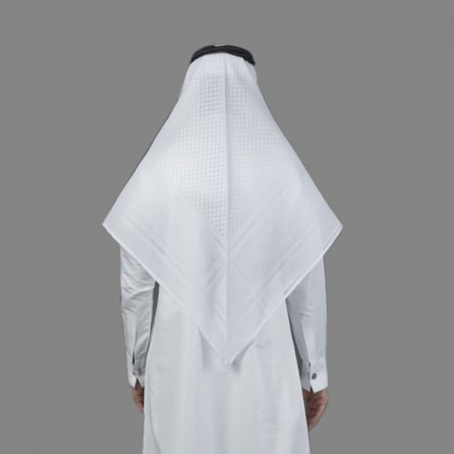 شماغ البسام بريز الأبيض