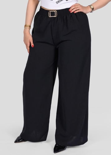 بنطلون نسائي بقصة واسعة