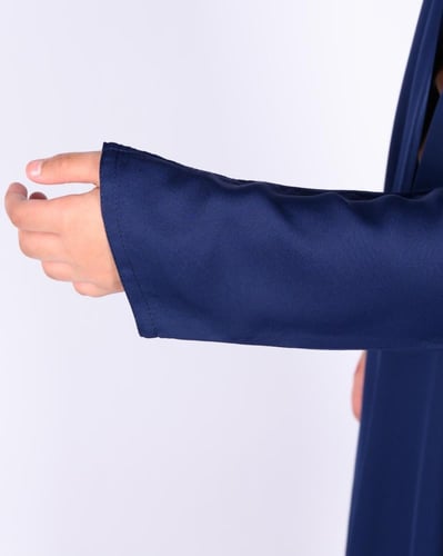 عباية حريرية ملونة للبنات بتصميم مفتوح