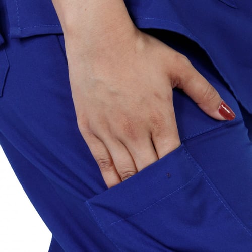 زي طبي من قطعتين لون أزرق بيبسي